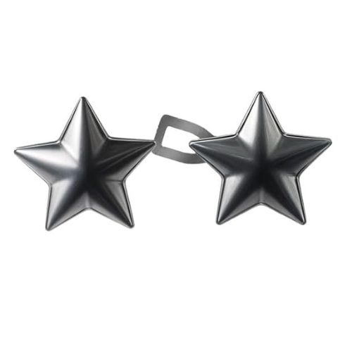 Metallic Star Jean Waist Tightener Pins - Pack Of 4 Pairs