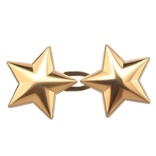 Metallic Star Jean Waist Tightener Pins - Pack Of 4 Pairs