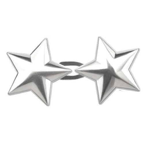 Metallic Star Jean Waist Tightener Pins - Pack Of 4 Pairs