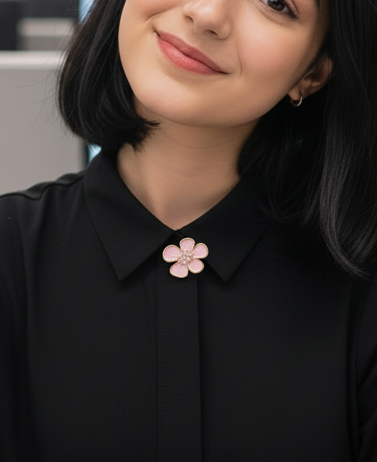 Blossom Flower Clip-Over Detachable Buttons