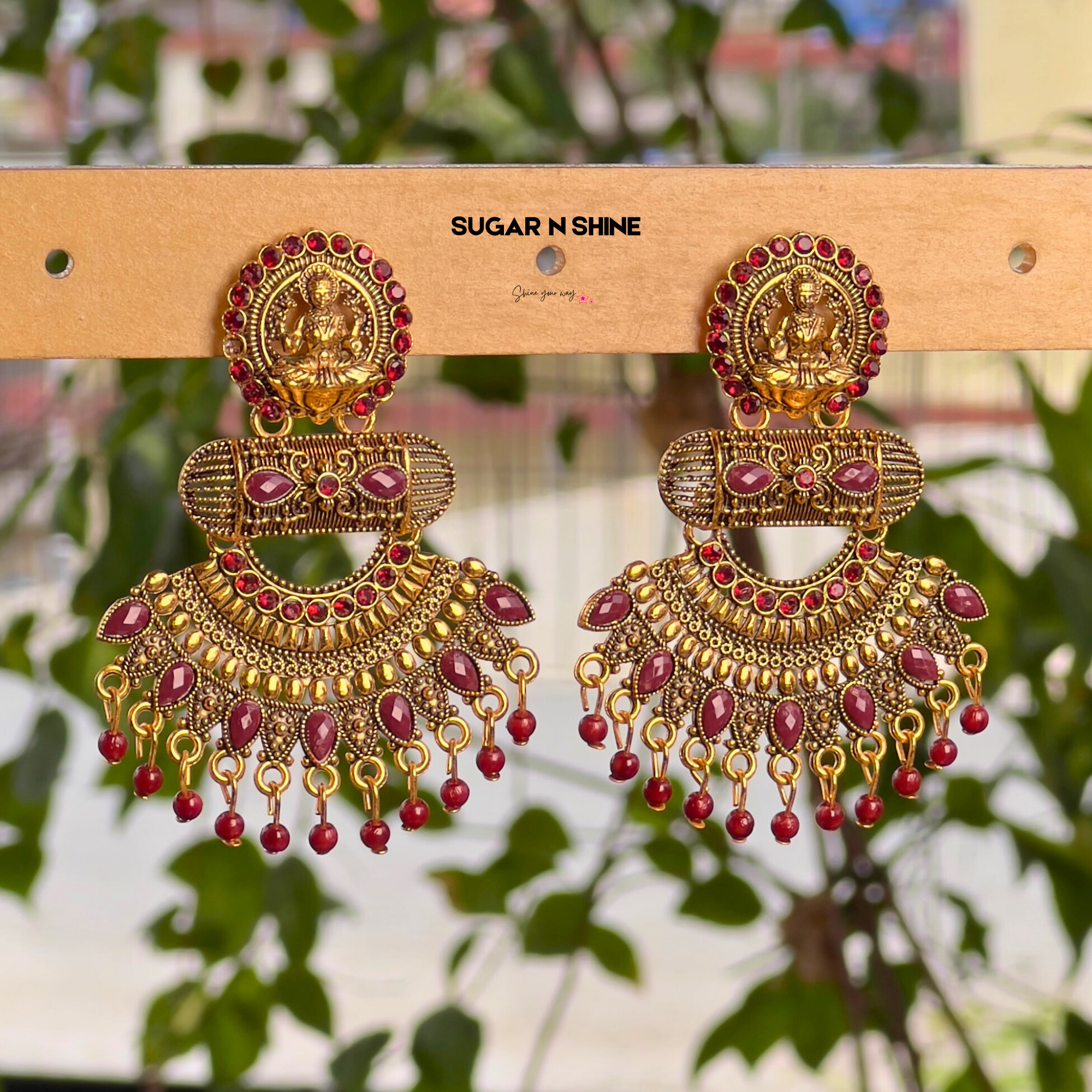 Divine Temple Dangler Earrings