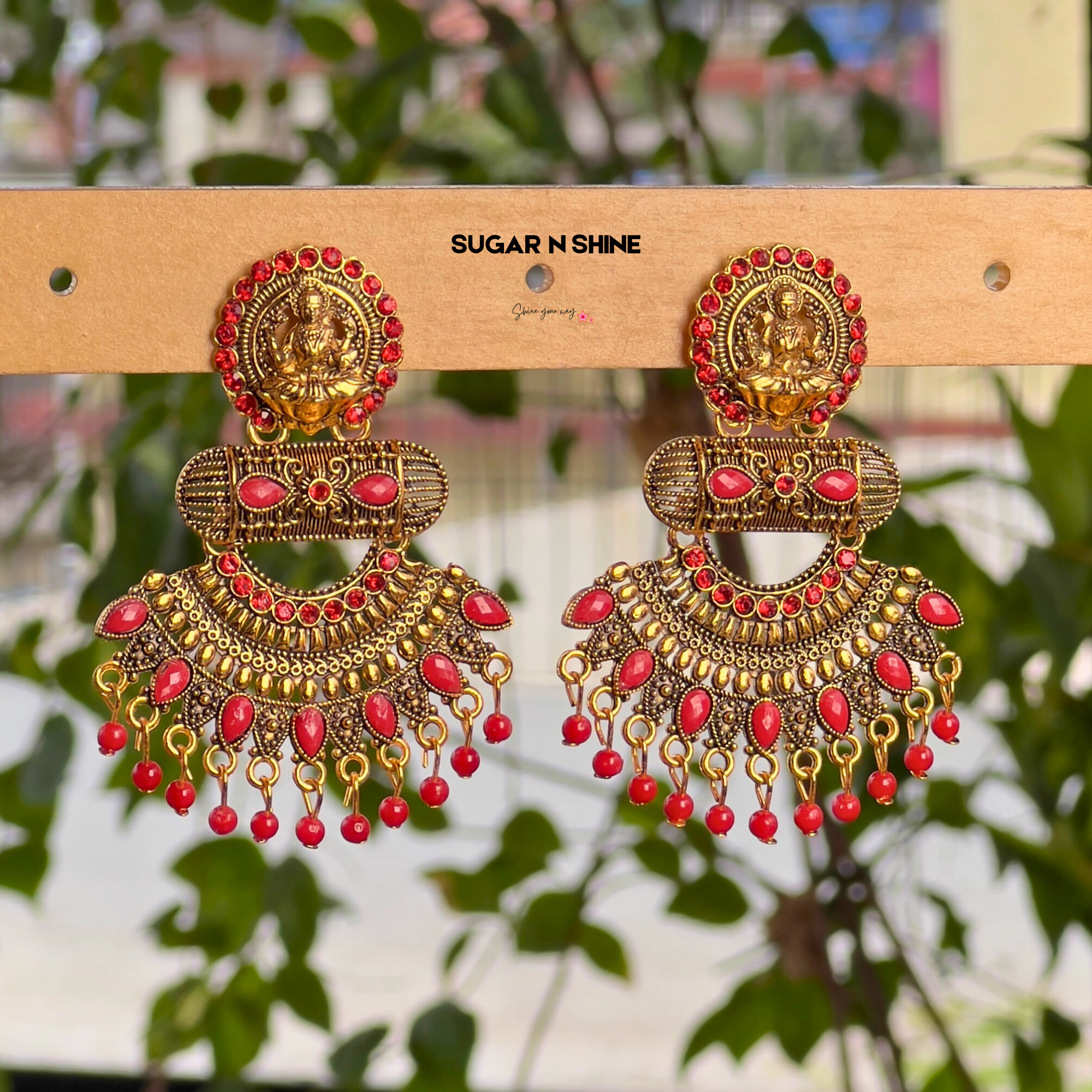 Divine Temple Dangler Earrings