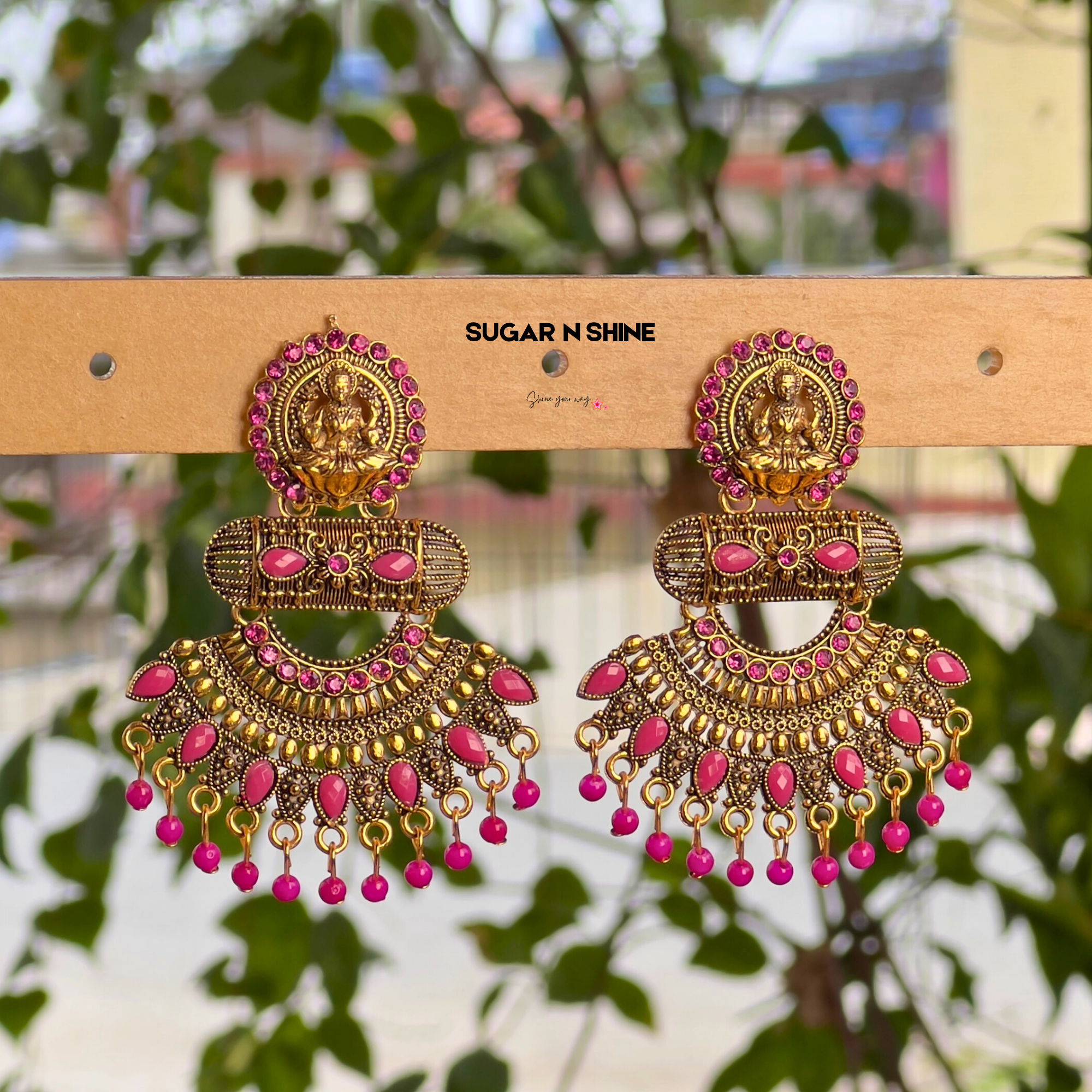Divine Temple Dangler Earrings