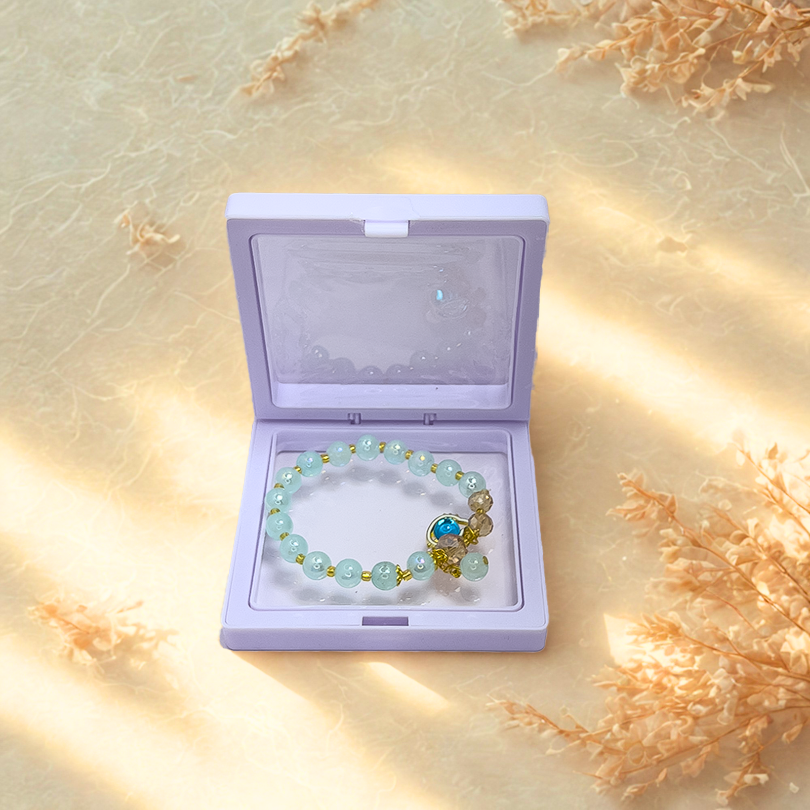 Aqua Allure Evil Eye Bracelet