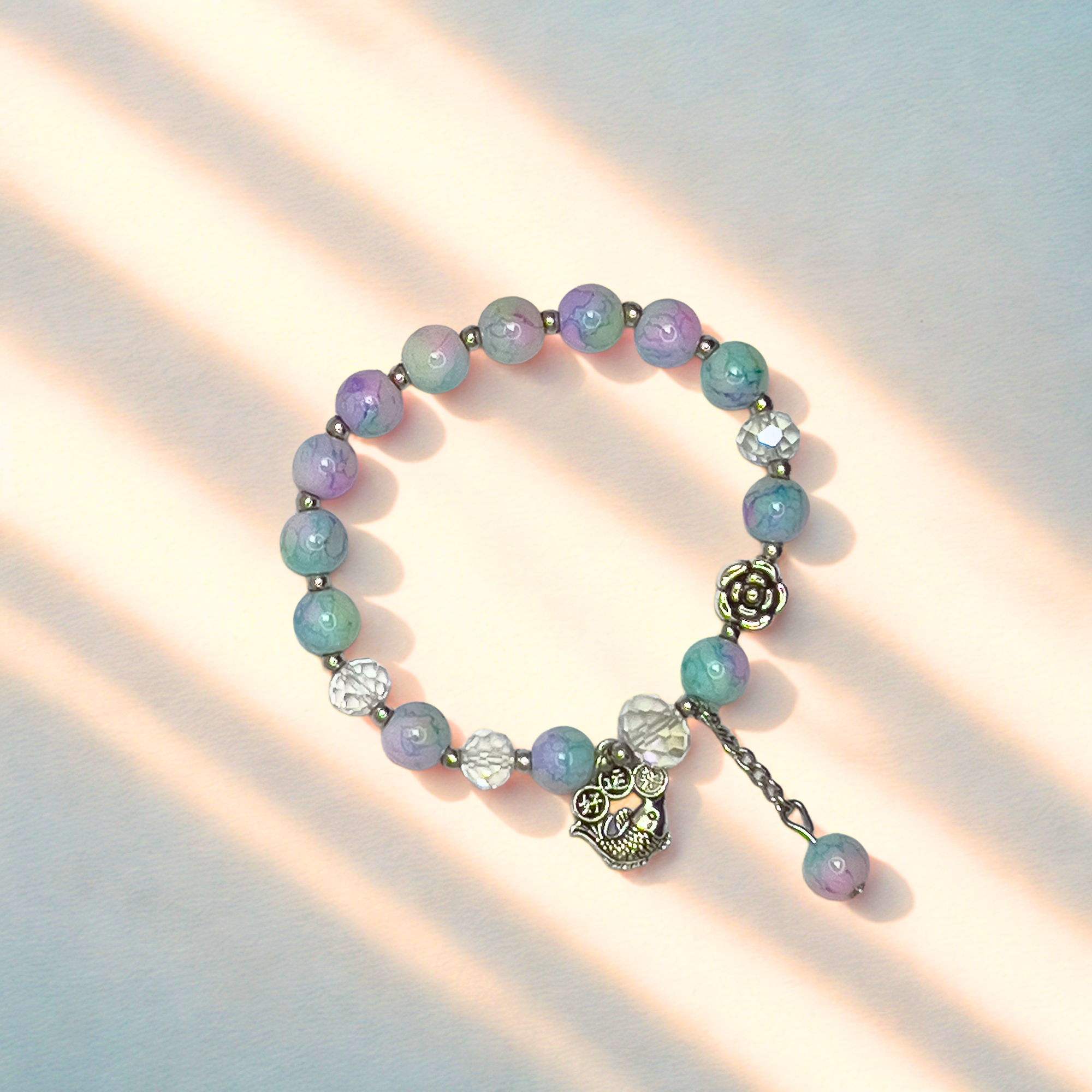 Aura Bloom Bracelet – Pastel Mist