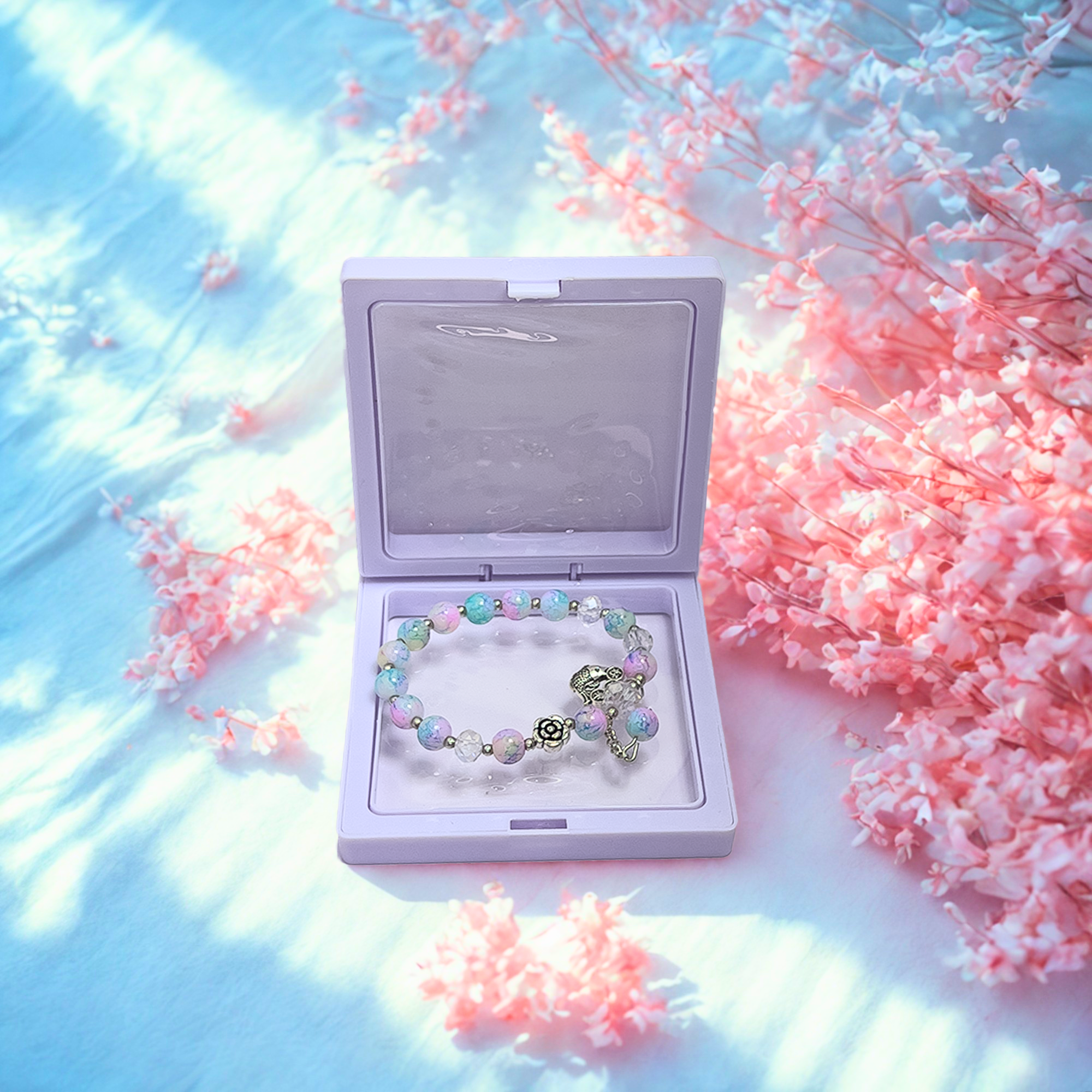 Aura Bloom Bracelet – Pastel Mist