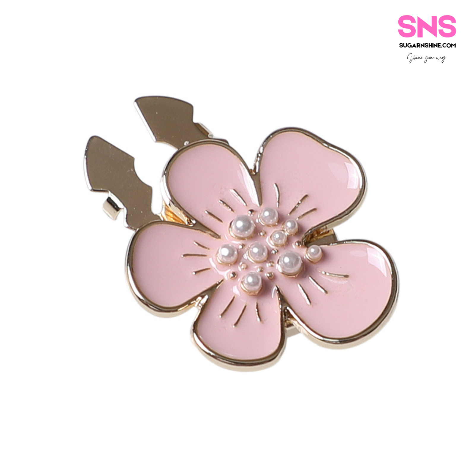 Blossom Flower Clip-Over Detachable Buttons