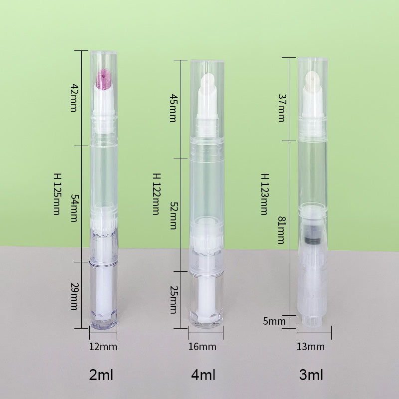 Quartz Tip Nail Filer - Cuticle Pusher Pen (Pack of 2 Pens) (Empty)