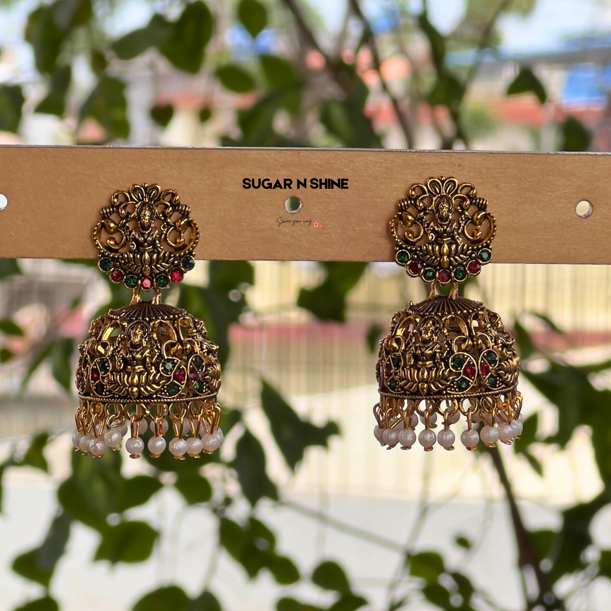 Regal Heritage Pearl Jhumkas