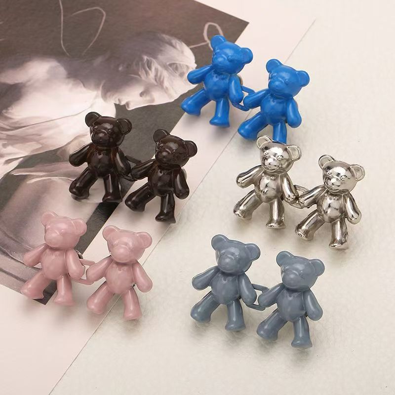 Teddy Bear Jean Waist Tightener Pins - Pack Of 4 Pairs